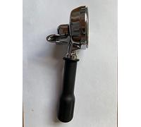 CubetasGastronorm ® Portafiltro Doble 2 Vías Ø82 mm Ø62 mm Aletas 6.7 mm Salida Curva Caño 3/8 Acero INOX 75002500 Hostelería Máquinas Espresso Profesional Brazo Portafiltros Ajuste Preciso