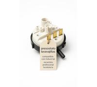 CubetasGastronorm ® Presostato Simple Lavavajillas A030061 Control nivel agua Sensor presión 35/8 mbar Ø58 mm Repuesto profesional hostelería Compatible con lavavajillas industriales y domésticos