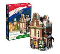 Cubic Fun - Puzzle 3D de tienda de quesos holandesa con iluminación LED