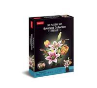 CubicFun 660871 Puzzle 3D de Flores, tulipán y Lirio en Maceta con 103 Piezas, Juego de Manualidades Decorativo para Adultos y niños a Partir de 8 años