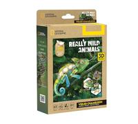 CubicFun 661186 Puzzle 3D Camaleón Animal Puzzle de 63 Piezas National Geographic Animal Modelo DIY Juego de Manualidades para Adultos y niños a Partir de 6 años