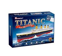 CubicFun 664011 - Puzzle 3D Titanic, modelo histórico de barco, kit de construcción de 113 piezas, modelo a partir de 10 años