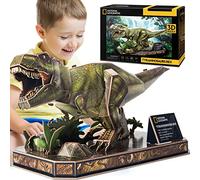 CubicFun Puzzle 3D Dinosaurios Juguetes para Niños 8-12 Años - Tirano-saurio Rex Maquetas para Montar - National Geographic Regalo para Niños 8+ Años