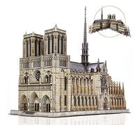 CubicFun Puzzle 3D Notre Dame de Paris Grande Arquitectura Maquetas para Construir Souvenir Regalo para Adultos, 293 Piezas