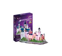 CubicFun Rompecabezas 3D Neuschwanstein Castle con luz LED.