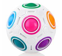 CUBIDI® Bola Mágica Arcoíris Puzzle 3D. Rompecabezas Niños Ideal También como Rompecabezas Adultos. Juguetes Antiestres Adultos y Perfectos como Regalo Niña 6 Años y Niño.