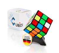 Cubidi Cubo Magico 3x3 sin Pegatinas - Cubo de Velocidad Stickerless con Giro Suave - Rompecabezas de Combinación en ABS para Principiantes y Aficionados