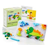 CUBIDI® Juego de mosaico original - Divertido Dino Edition | Juego creativo de ranuras como juguete a partir de 4 años niño y niña | Juguete educativo para fomentar la imaginación | Regalos para niños
