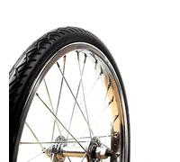 Cubierta 100% Antipinchazos 16/18x1.25 (32-349) (32-355) | Tannus Airless Tire Mini Velo Brompton | Neumático Sólido para Bici Plegable Urbana, Color Midnight (Negro), Dureza Regular