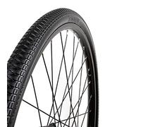 Cubierta 100% Antipinchazos 26x1.75 (44-559) | Tannus Airless Tire Razorblade | Neumático Sólido para Bici Urbana/Trekking, Color Midnight (Negro), Dureza Regular