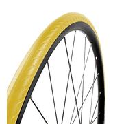 Cubierta 100% Antipinchazos 700x25c (25-622) | Tannus Airless Tire New Slick | Neumático Sólido para Bici Carretera, Color Lemon (Amarillo), Dureza Regular