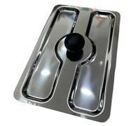 Cubierta A Prueba De Polvo De Acero Inoxidable, Compatible Con SMEG, Compatible Con WMF, Compatible Con Delma, Compatible Con Delonghi, Accesorios For Tostadora Completamente Automática