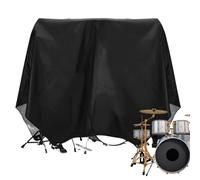 Cubierta A Prueba De Polvo De Batería - Protector Impermeable Para Juego De Batería Oxford, Diseño De Gran Tamaño, Herramienta De Instrumentos Musicales | Confiable Para Teclado, Piano, Guitarra,