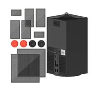 Cubierta a Prueba de Polvo la Consola para Xbox Series X, Accesorios del Kit de Cubierta de Filtro de Polvo Compatible con el Controlador(Two Sets of Dust-Proof Nets + Two Pairs of Rocker Caps)