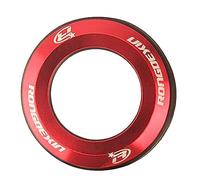 Cubierta a prueba de polvo para horquilla delantera de bicicleta, tapa a prueba de polvo, espaciador de arandela de horquilla de bicicleta, piezas de actualización de ciclismo de montaña MTB (rojo)
