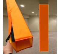 Cubierta acolchada para bastón de baloncesto, envoltura de haz cuadrado de 5 pies para seguridad en el gimnasio, protector duradero para instalaciones interiores y garajes, equipo de seguridad para