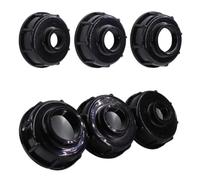 Cubierta adaptadora de válvula de barril de 1/2 ", 3/4" y 1 "Ton con tapa de rosca gruesa S60x6 for riego de jardín, accesorio for tanque de agua de 1000L, 2 uds.(1 Inch-2pcs)