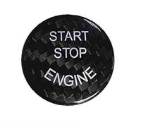Cubierta Adhesivo Botón Arranque Parada Motor Para E60 E90 E91 E92 E93 E70 F10 F12 F25 F26 F15 F16 Interruptor de ventana eléctrica(Black for E Chassis)