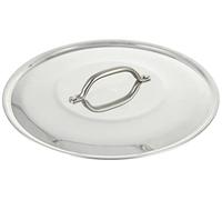 Cubierta Agnelli Ollas con llanta de Aluminio, con el Puente de Acero Inoxidable, Plata