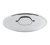 Cubierta Agnelli Ollas con llanta de Aluminio, con el Puente de Acero Inoxidable, Plata, 22 cm