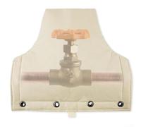 Cubierta aislada resistente a la intemperie para unidades de válvula de prevención de reflujo y reducción de presión utilizadas en sistemas de rociadores y bombas de pozos