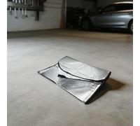 Cubierta aislante para escaleras de ático - 138 x 64 x 28 cm, barrera térmica para escaleras abatibles, aluminio reflectante + espuma de burbujas, se adapta a puertas de ático estándar, corrientes de