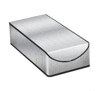 Cubierta aislante para escaleras de ático con cremallera, térmica para barrera de calor y sello antipolvo para escotillas de loft, panel reflector de radiador de aluminio para 25 x 54 pulgadas