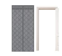 Cubierta Aislante Para La Puerta De Entrada - Barrera Magnética,Con Cubierta Para Puerta Con Ventana Transparente Impermeable Y Protección Térmica | Para La Entrada De La Casa Durante El Clima