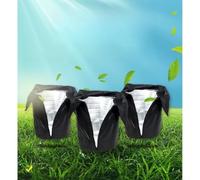 Cubierta aislante para plantas, protección contra heladas para jardín y plantas en maceta, tela Oxford, permeable al agua, negro, 45 x 55 cm, para uso en exteriores para todas las estaciones, 1 o 3