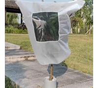 Cubierta aislante para protección contra heladas con visión clara, tela no tejida, cubierta para clima frío para plantas de jardín, 300 x 300 cm (118 x 118 pulgadas) (100 x 100 cm)