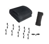 Cubierta ajustable para plantas con clips, red reutilizable para pájaros para jardín al aire libre y resistente a la intemperie, red de sombra ajustable con cierres