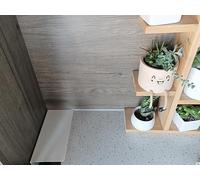 Cubierta ajustable para refrigerador, sin taladro, tablero de división de cocina, 20 x 10 cm, extensión de encimera para un ajuste sin costuras, color blanco, evita migas de alimentos y desorden