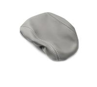 Cubierta Almohadilla Reposabrazos Control Central Cuero Del Automóvil Pegatina Embellecedora Para Toyota Para Prado 2002 2003 2004 2005 2006 2007(Micro Gray)
