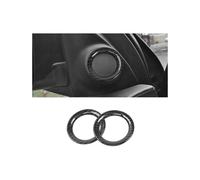 Cubierta Altavoz Coche para Jeep para Grand para Cherokee 2011-2020 Cubierta Decorativa para Altavoces Puertas Coche Embellecedor Altavoz Audio(B-Carbon Fiber)