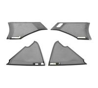 Cubierta Altavoz Tablero Audio para Mazda 3 para Axela 2019 2020 2021 2022 2023 2024 Cubierta Decorativa para Altavoces Puerta Estéreo Embellecedor Audio(B-Titanium Black)