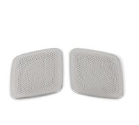 Cubierta Altavoz Tablero Audio para Mustang para Mach-E 2021 2022 2023 2024 Cubierta Decorativa para Altavoces Puertas Coche Estéreo Moldura Audio(A-Titanium Silver)