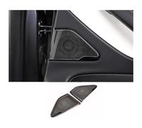 Cubierta Altavoz Tablero Audio para Tesla para Model 3 2018 2019 2020 2021 2022 2023 Cubierta Decorativa para Altavoces Puertas Coche Embellecedor Altavoz Audio(B-Titanium Black)