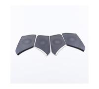 Cubierta Altavoz Tablero Audio para Toyota para Camry XV70 2018-2023 Cubierta Decorativa para Altavoces Puertas Coche A Prueba Arañazos Embellecedor Altavoz Estéreo Audio(B-Titanium Black)