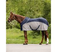Waldhausen Colcha de verano, color azul y gris, 135 cm
