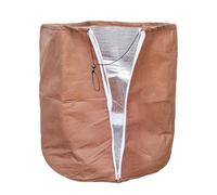 Cubierta anticongelante para plantas, protección para plantas para el invierno, bolsa protectora anticongelante para maceta con cordón con cremallera, cubierta efectiva para plantas, protección contra