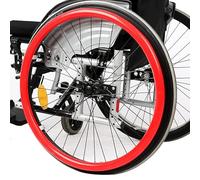 Cubierta antideslizante para llanta de silla de ruedas - 22/24 pulgadas para rueda trasera de silla de ruedas - 1 par - Fundas protectoras para radios