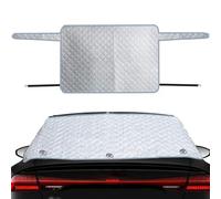 Cubierta antinieve para parabrisas trasero - protección antihielo | Invierno, protección contra heladas | Protector luminoso de lámina de aluminio de 2 , diseño con gancho magnético universal,