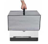 Cubierta antipolvo antiestática impermeable para impresora inalámbrica HP Color Laserjet Pro 3201dw/M255dw/Brother HL-L3220CDW/HL-L3280CDW (gris plateado)