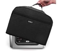 Cubierta Antipolvo Compatible con Parrilla Ninja Foodi (AG301, AG302, AG400) y Accesorios, Cubierta Resistente al Agua para freidora de Aire con 6 Bolsillos de Almacenamiento, Color Negro