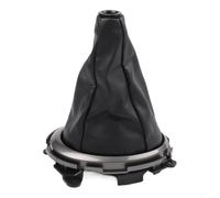 Cubierta antipolvo de cuero para palanca de cambios compatible con Honda Fit 2008-2015, reemplazo de maletero de palanca de cambios de coche, color negro