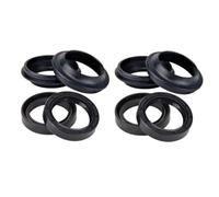 Cubierta antipolvo del sello de aceite del amortiguador de suspensión de la horquilla 39x52x11 for Ha XL883 XL1200(4pcs seal 4pcs cover)