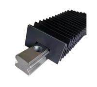 Cubierta antipolvo for guía lineal CNC HG25 for rieles HGR25, fuelle industrial de 25 mm(600mm)