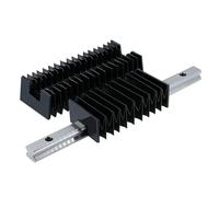 Cubierta antipolvo for guía lineal CNC HGR15 HGR20 HGR25 HGR30 adecuada for una relación de compresión de 10:1, funda protectora resistente al desgaste(For HGR15,Length-950mm)
