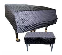 Cubierta Antipolvo for Piano, Cubierta Decorativa A Prueba De Polvo for Piano De Cola Engrosada A Prueba De Agua, Tamaño Completo + Funda for Taburete Opcional(Color:C,Size:200cm(78.7in)) (Color : B