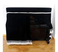 Cubierta antipolvo for piano, cubierta for piano, cubierta decorada a prueba de polvo for piano que no destiñe, cubierta for piano, cubierta gruesa for piano con protección contra el polvo, verde, 155